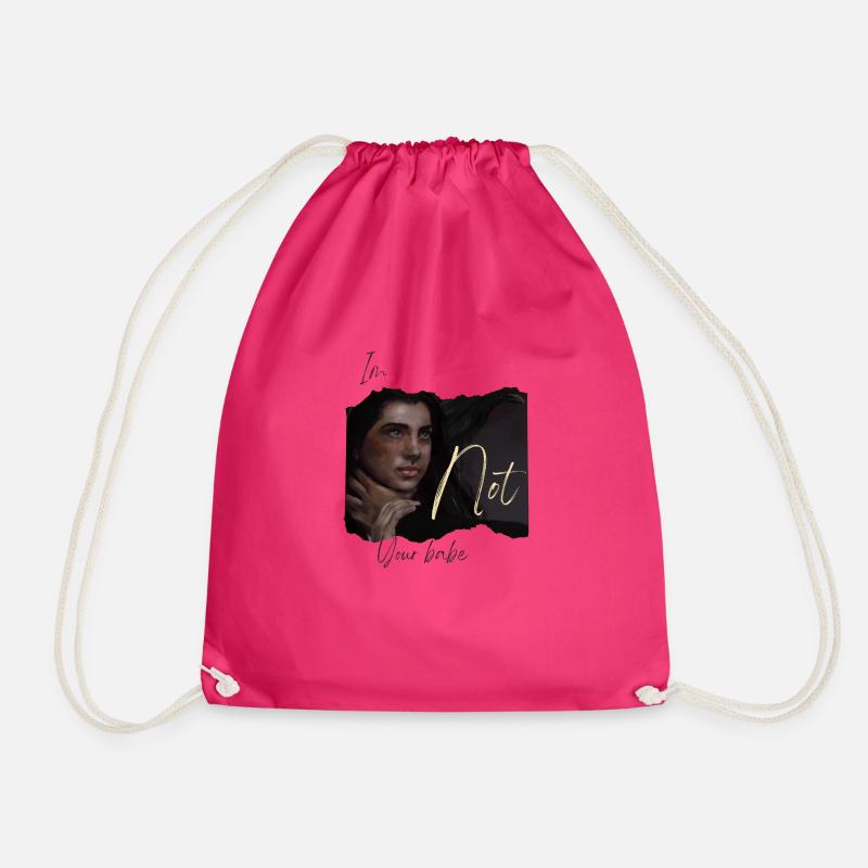 Not your babe - Turnbeutel - Fuchsia