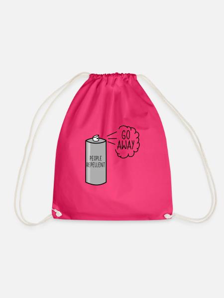 People Repellent Go Away Spray - Turnbeutel - Fuchsia