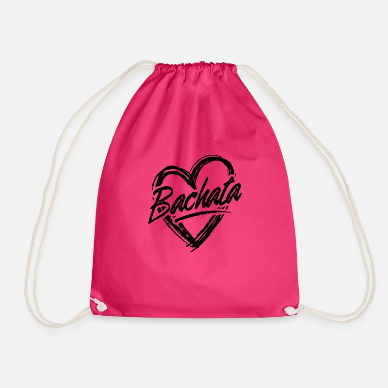Bachata Herz - Turnbeutel - Fuchsia