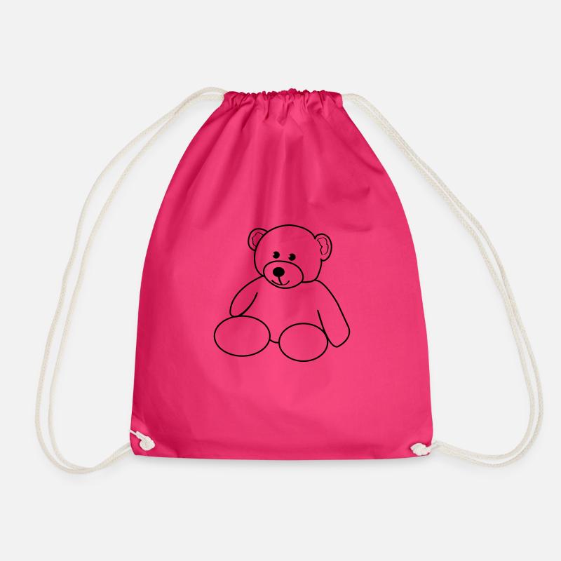 teddy - Turnbeutel - Fuchsia