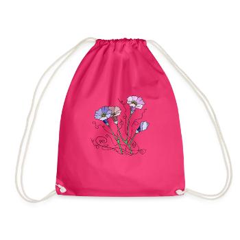 Fleur - Sac de sport léger - fuchsia - Devant