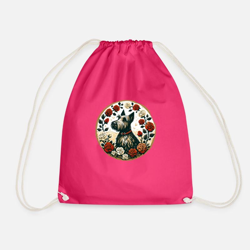Scottish Terrier - Turnbeutel - Fuchsia
