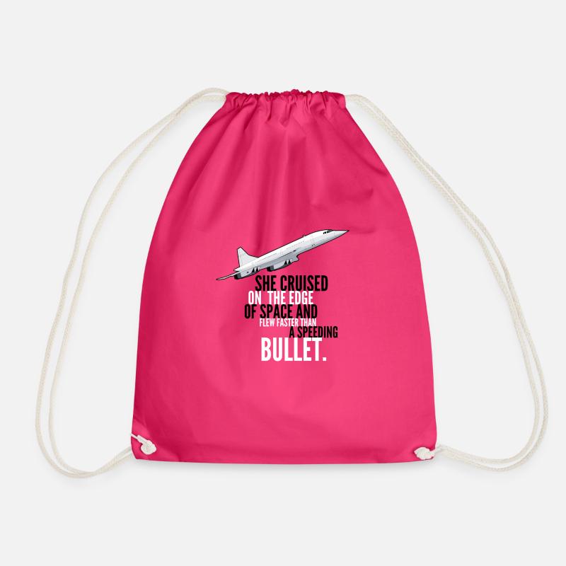 Concorde - Drawstring Bag - fuchsia