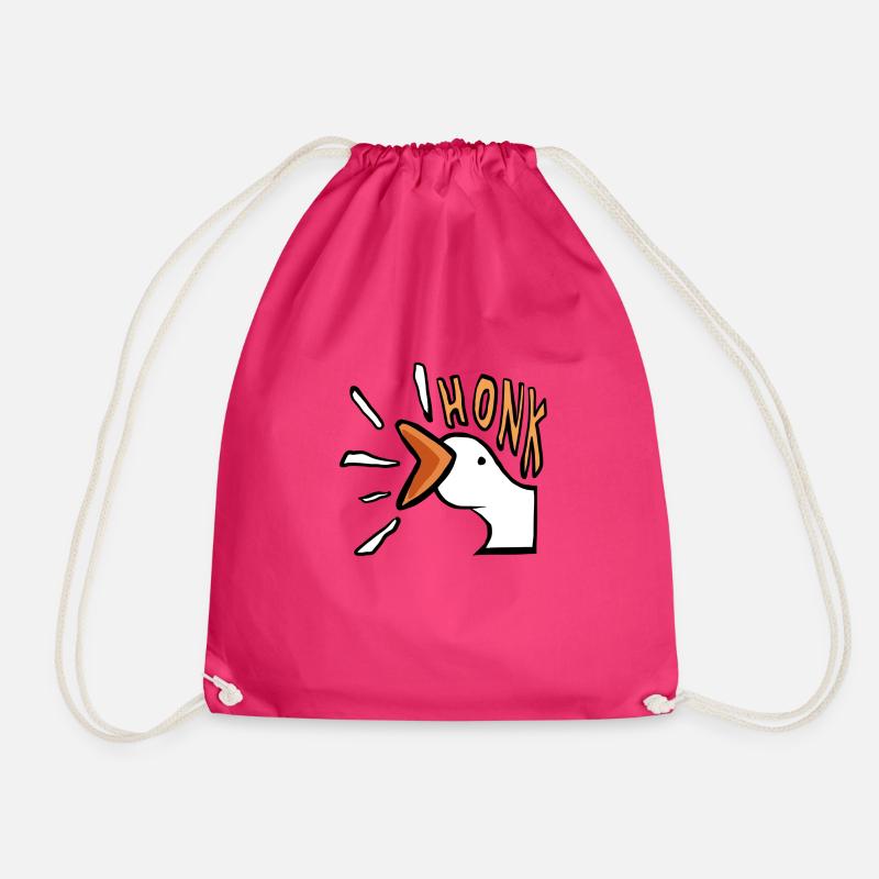 Honk - Drawstring Bag - fuchsia