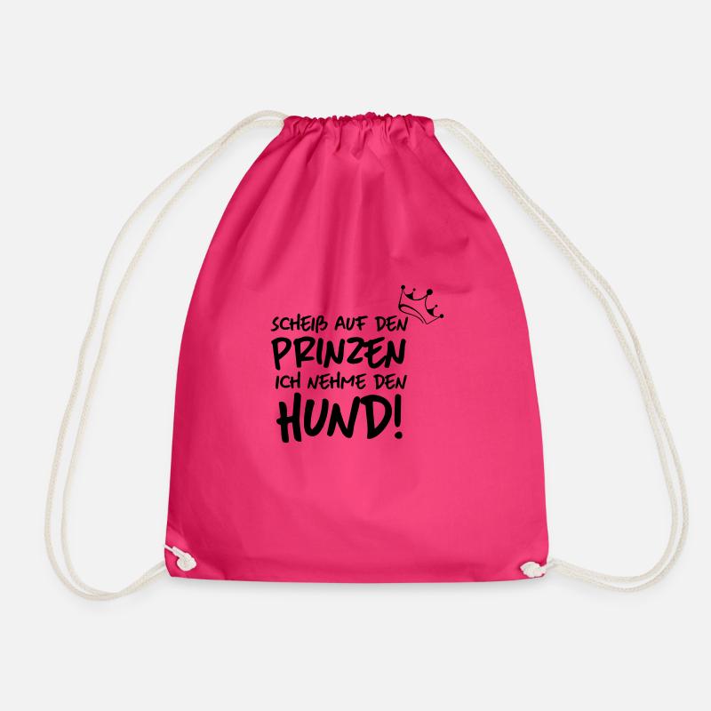 Scheiß auf den Prinzen... - Turnbeutel - Fuchsia