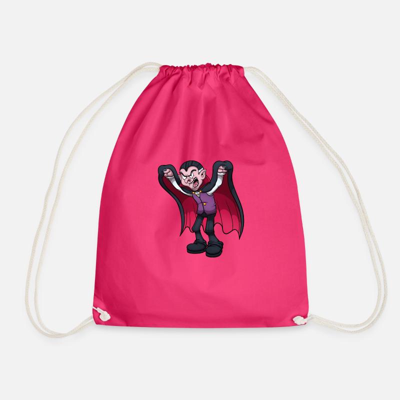 Vampire Scaring You - Drawstring Bag - fuchsia