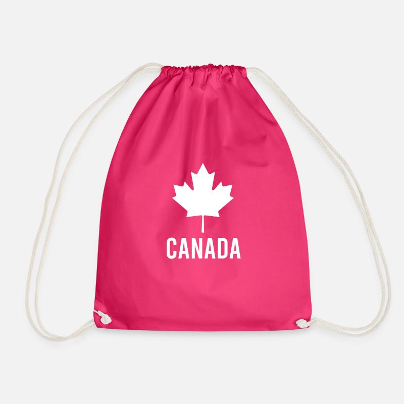 Canada - Drawstring Bag - fuchsia