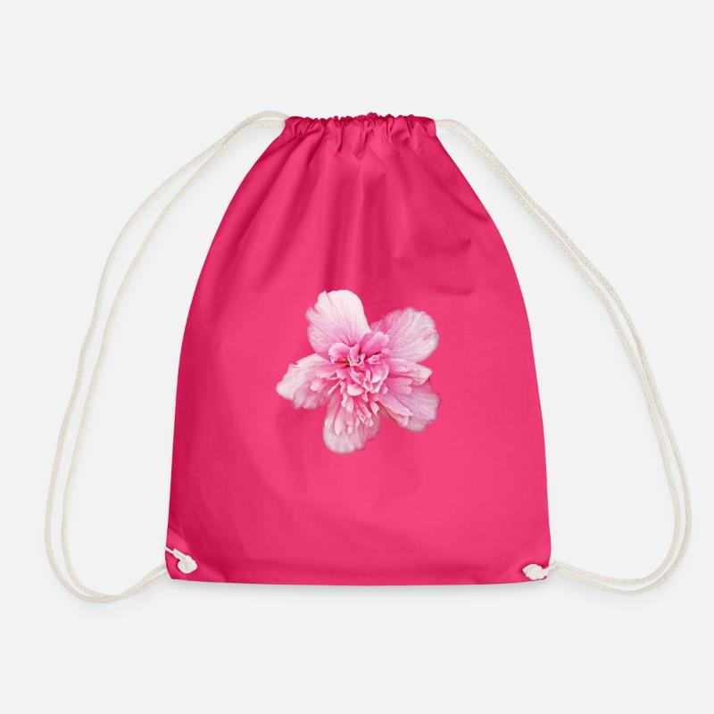 Peony - Drawstring Bag - fuchsia