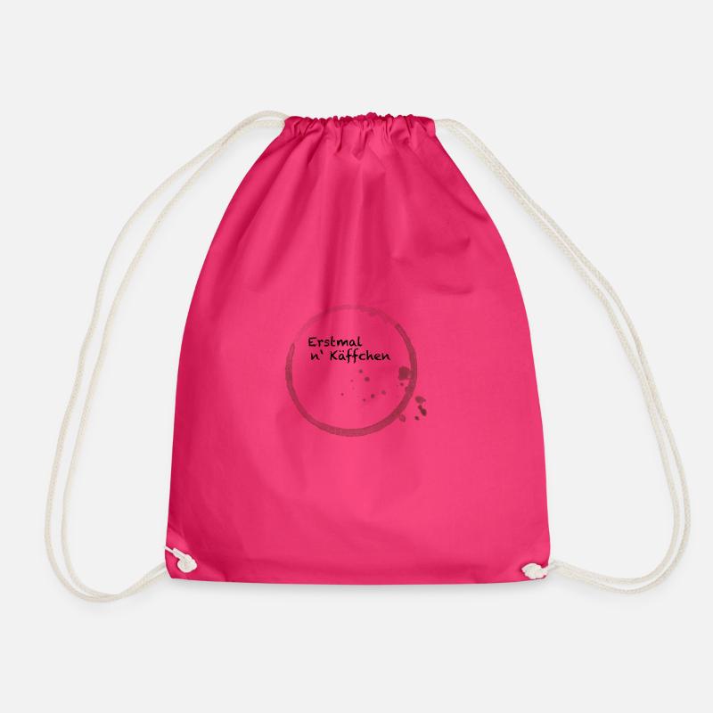 Erstmal n' Käffchen - Turnbeutel - Fuchsia