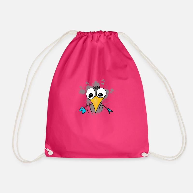 Möwe - Turnbeutel - Fuchsia