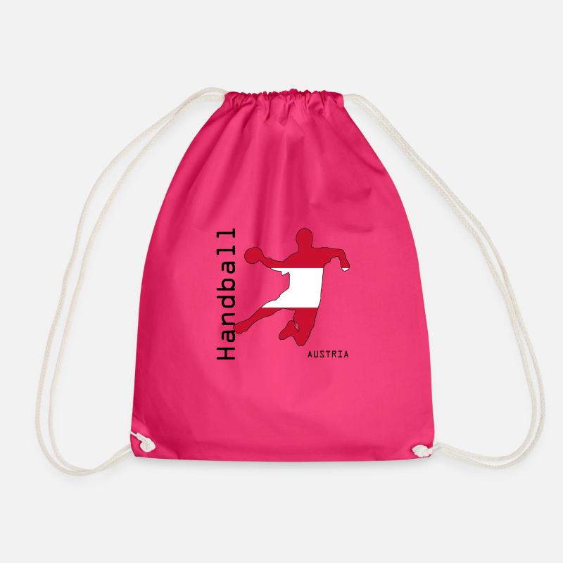 Handball - Team Austria - Drawstring Bag - fuchsia