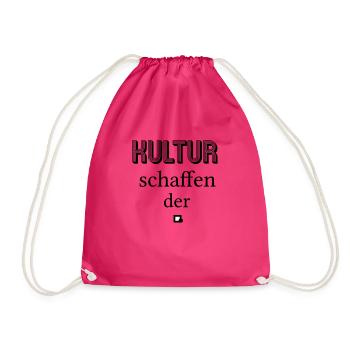 Travailleuse culturelle - Sac de sport léger - fuchsia - Devant