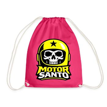 Logo du Crâne de Motor Santo - Sac de sport léger - fuchsia - Devant