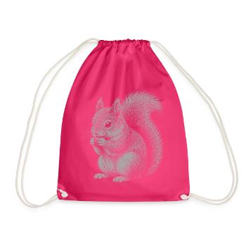 Écureuil - Sac de sport léger - fuchsia - Devant