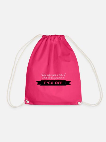 f.ck off - Turnbeutel - Fuchsia