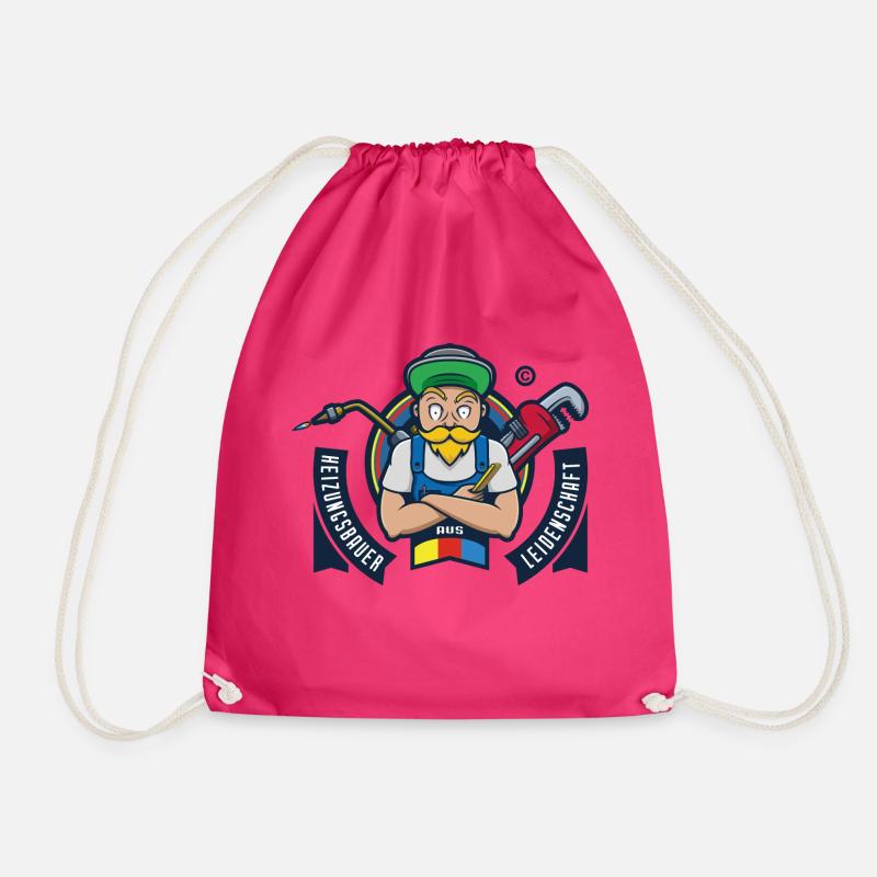 Element 3logo4000 - Turnbeutel - Fuchsia
