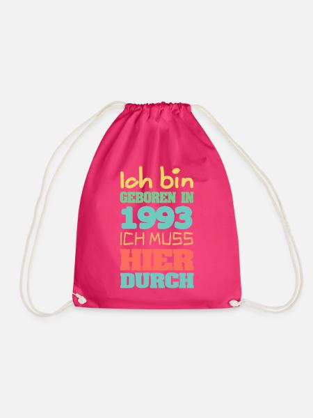 Jahrgang 1993 - Turnbeutel - Fuchsia