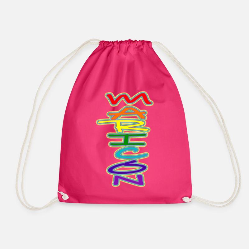 Maricón - Drawstring Bag - fuchsia