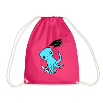 Octopus High School Graduation Passed College - Sac de sport léger - fuchsia - Devant