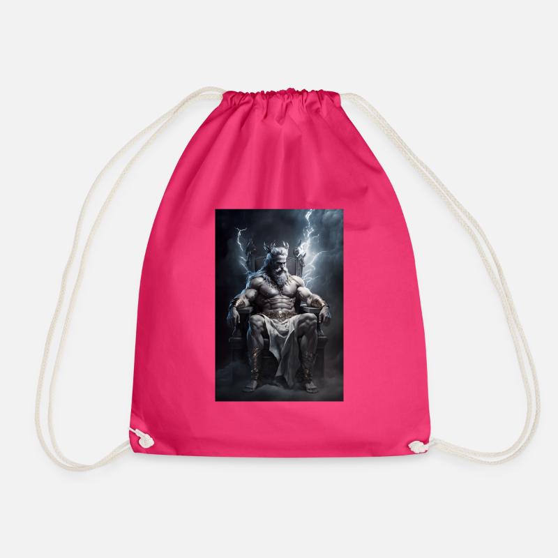 Zeus - Drawstring Bag - fuchsia
