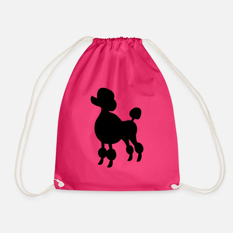 pudel - Turnbeutel - Fuchsia