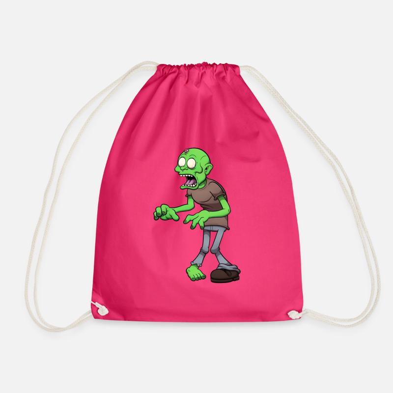 Zombie - Drawstring Bag - fuchsia