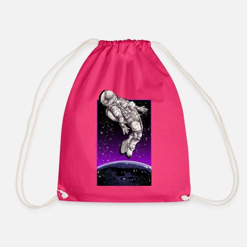 Space Walk - Turnbeutel - Fuchsia