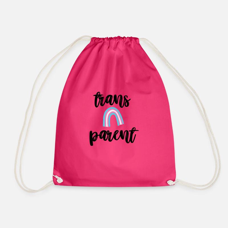trans parent - Turnbeutel - Fuchsia