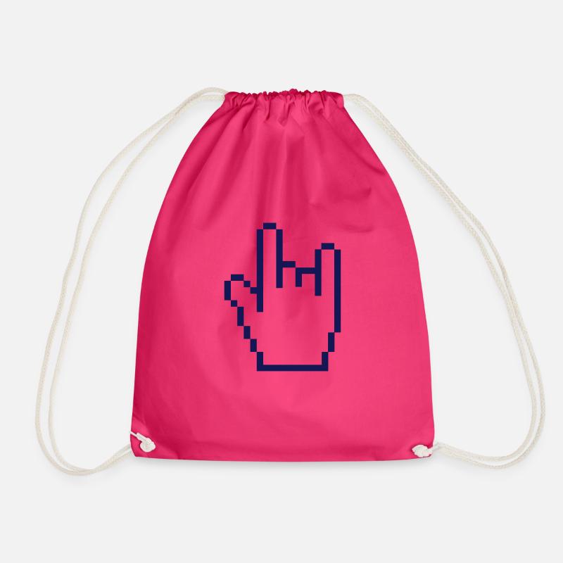 Mano cornuta - Turnbeutel - Fuchsia