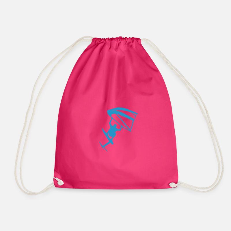 Wingfoiling Sticker - Turnbeutel - Fuchsia