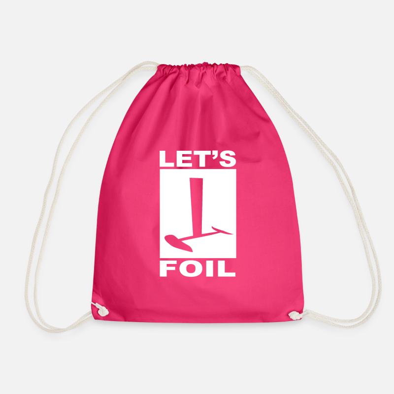 LASS S FOIL! - Turnbeutel - Fuchsia