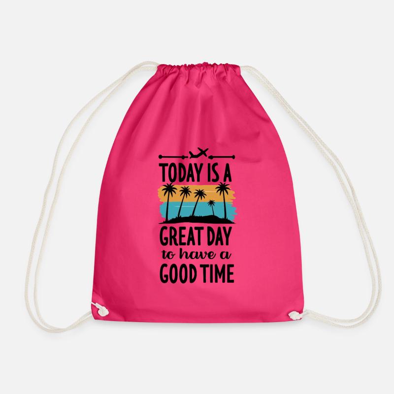 Gestaltung der Phrase - Turnbeutel - Fuchsia