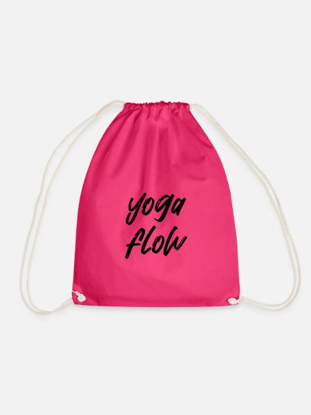 Yoga Flow 2 - Turnbeutel - Fuchsia