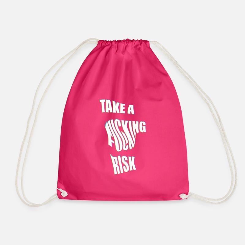 Take a Risk - Turnbeutel - Fuchsia