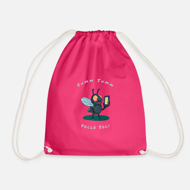 Herbert Volle Soli - Drawstring Bag - fuchsia