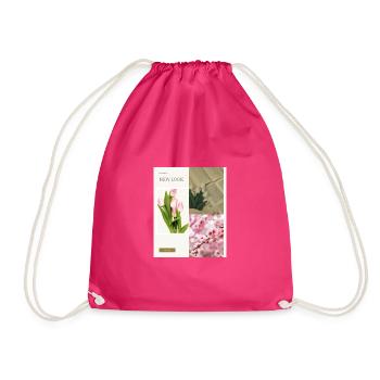 Beige_Minimalist_Fashion_New_Look_Instagram_Pos - Turnbeutel - Fuchsia - Vorne
