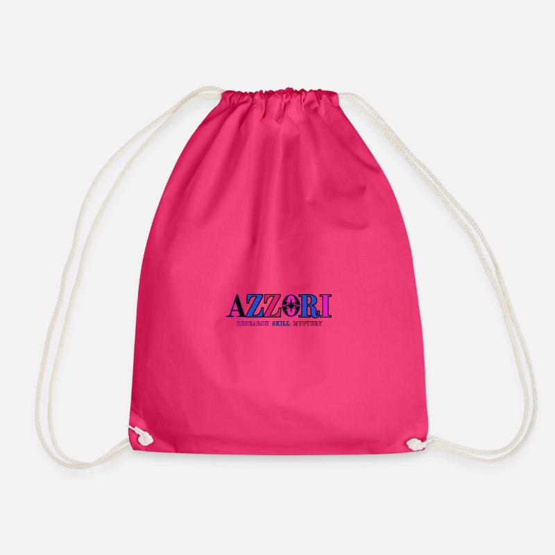 Fruit Blast {logo} - Drawstring Bag - fuchsia