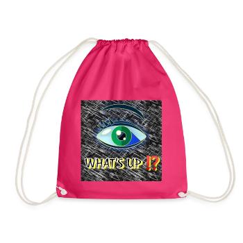 What's up !? - Club WoW - 2023 - Turnbeutel - Fuchsia - Vorne