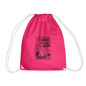 FOLLIES OF FIRE-FINALE - Turnbeutel - Fuchsia - Vorne