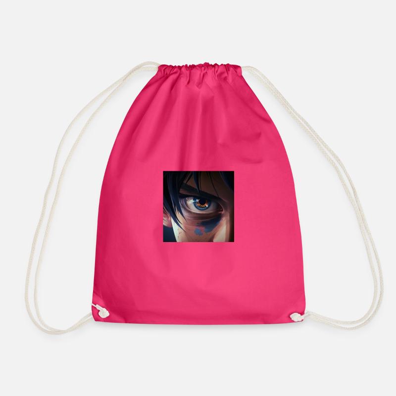 Anime Blick - Turnbeutel - Fuchsia
