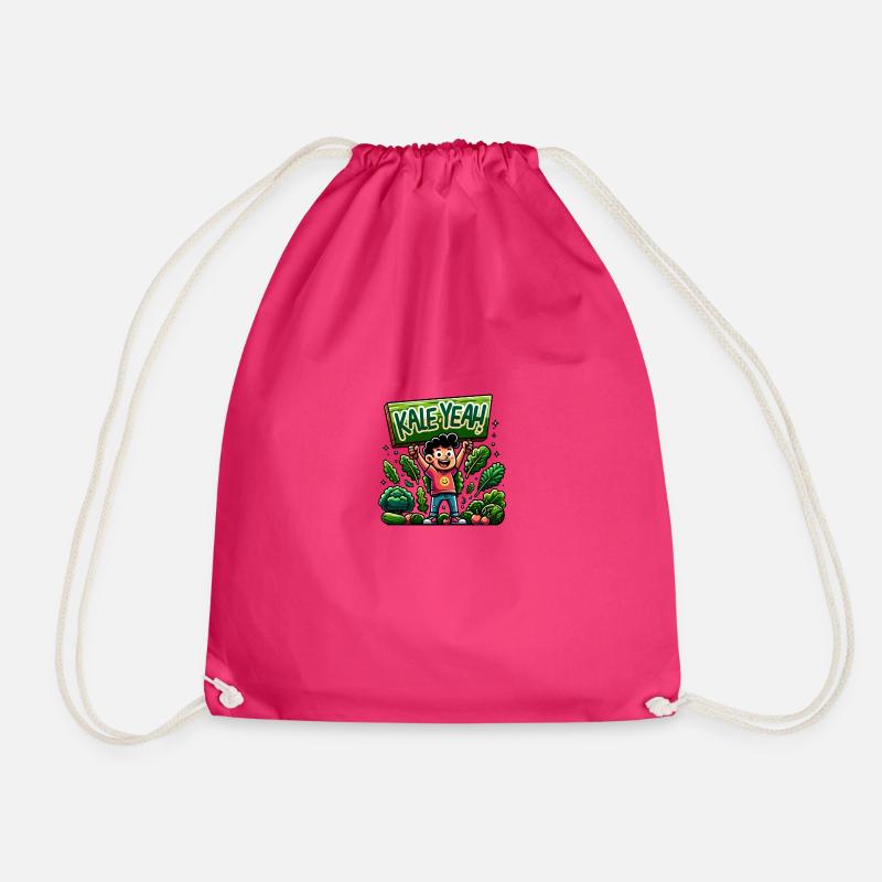 Kale Yeah - Turnbeutel - Fuchsia