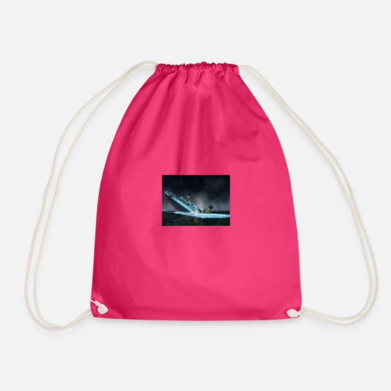 Titanic - Drawstring Bag - fuchsia