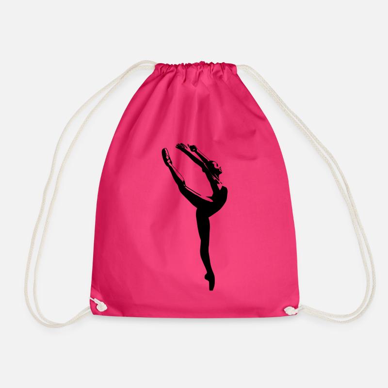 Dancer - Drawstring Bag - fuchsia