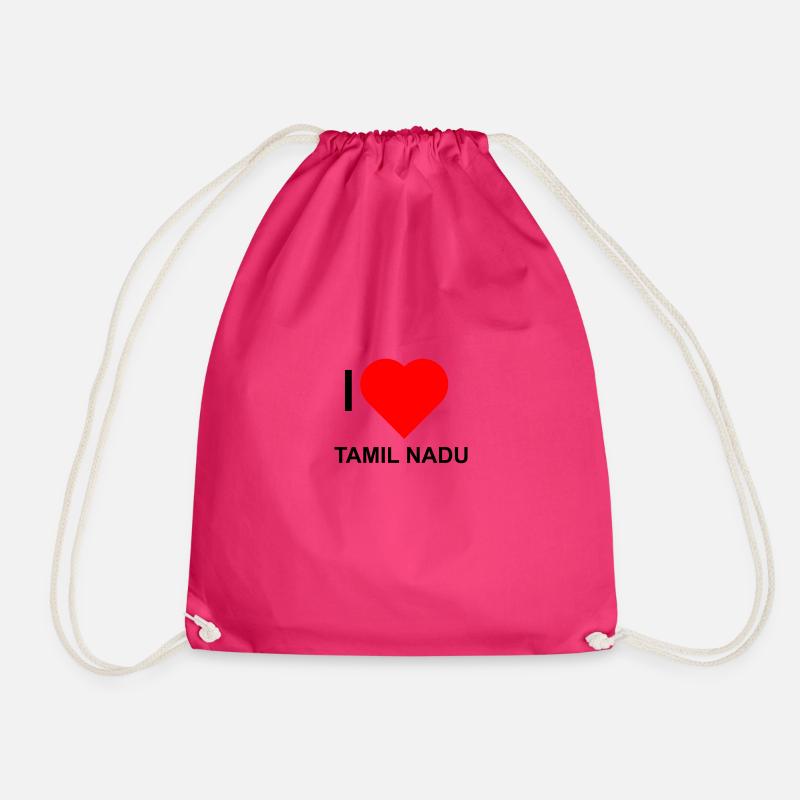 Tamil Nadu - Turnbeutel - Fuchsia