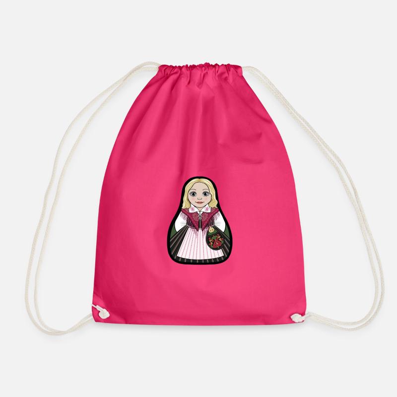 Ockelbostinta - Drawstring Bag - fuchsia