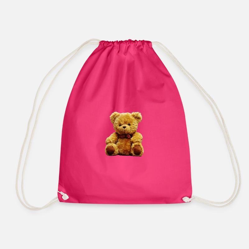 Teddybär - Turnbeutel - Fuchsia