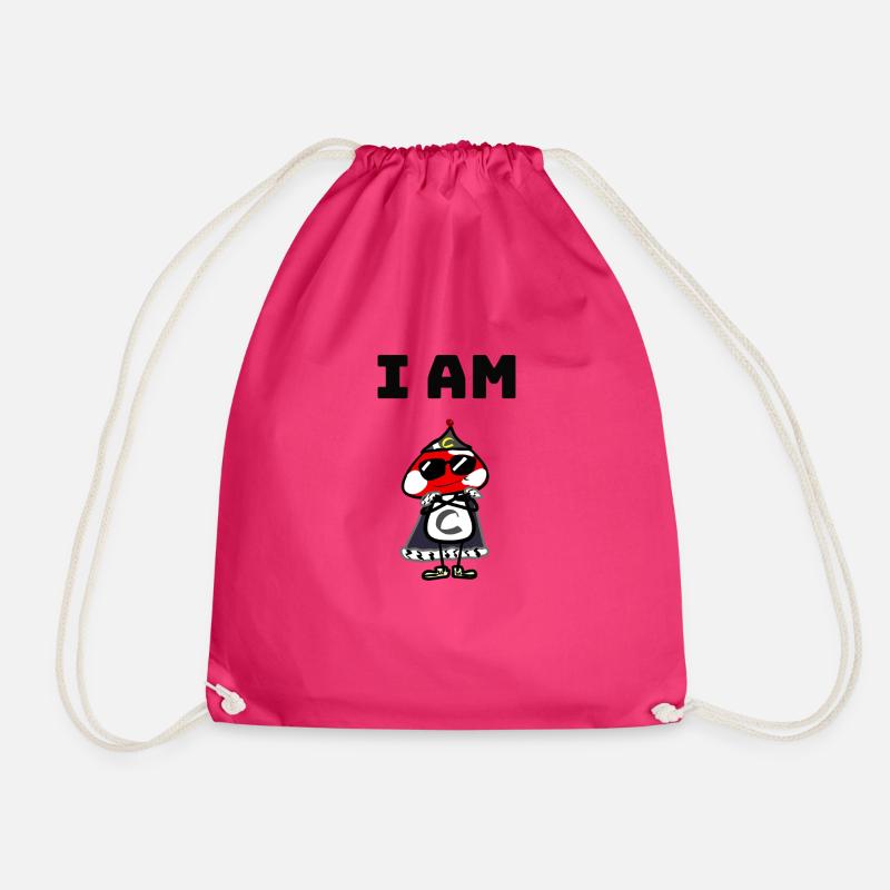 I AM C - Turnbeutel - Fuchsia