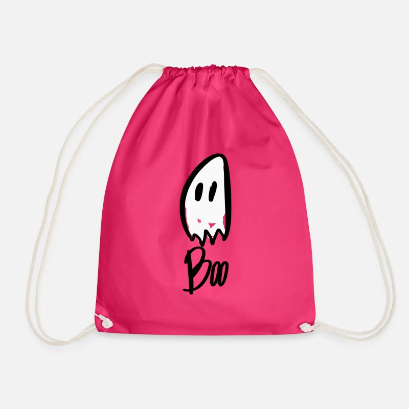 Phantom Drawing - Drawstring Bag - fuchsia