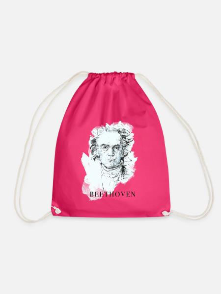 musiker klassik Beethoven taub Konzert Fan klavier - Turnbeutel - Fuchsia