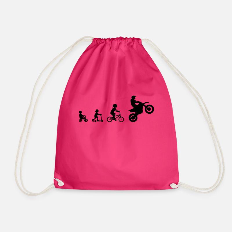 Evolution Enduro Cross Sumo Bike Motorrad Biker - Turnbeutel - Fuchsia